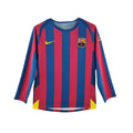 Barcelona Home 05/06 Football jersey - Barcelona Principal 05/06 - Manga Comprida
