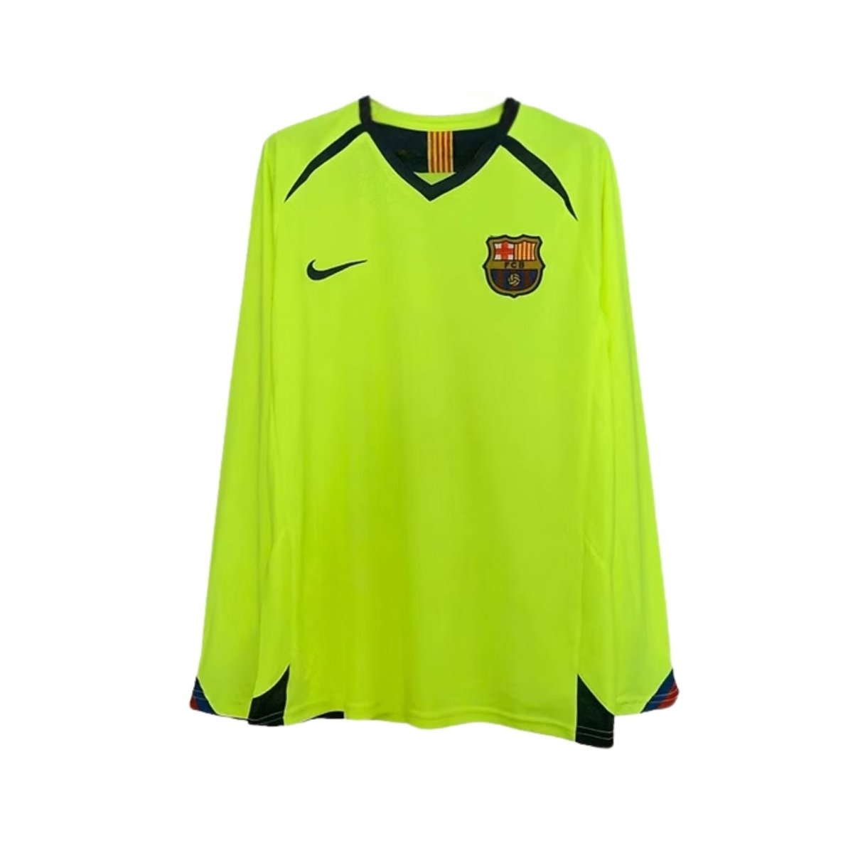 Barcelona Away 05/06 Football jersey - Barcelona Alternativa 05/06 - Manga Comprida