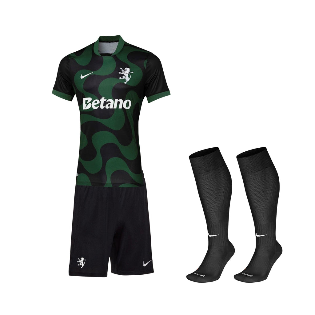 Sporting Away 25/26 Football jersey - Kit - Sporting Extérieur Black 25/26