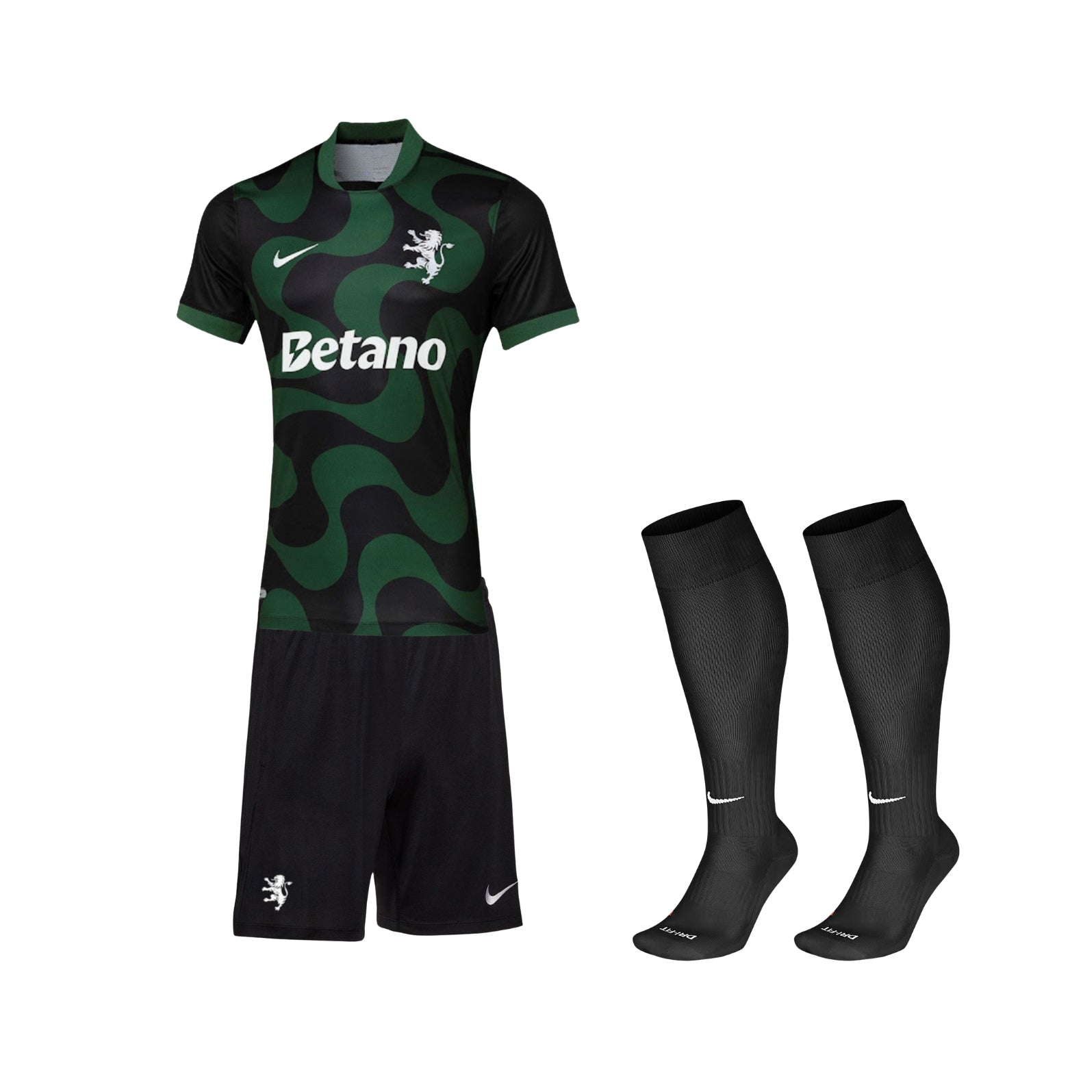 Sporting Away 25/26 Football jersey - Kit - Sporting Extérieur Black 25/26