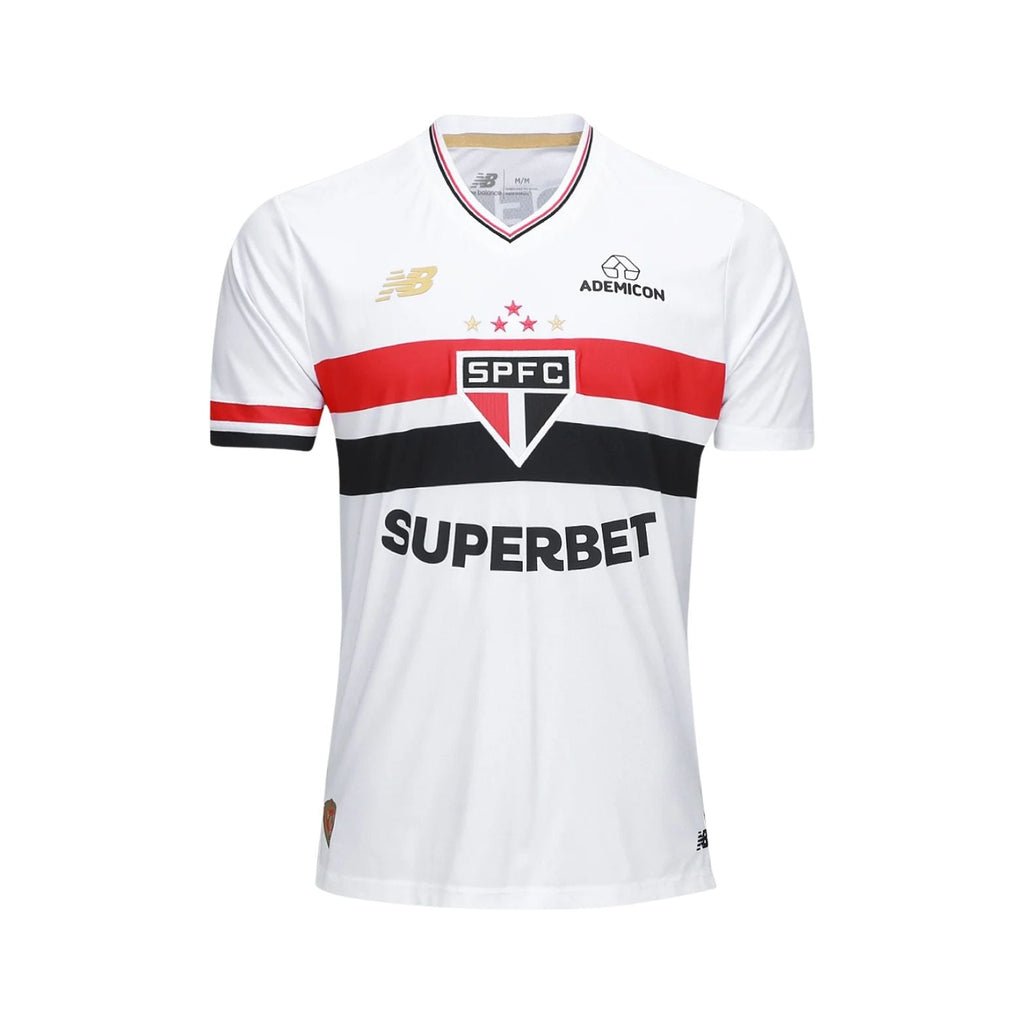 São Paulo Home 25/26 - Todos os Patrocinadores