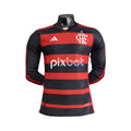 Flamengo Home 24/25 - Manga Longa - Versão Jogador
