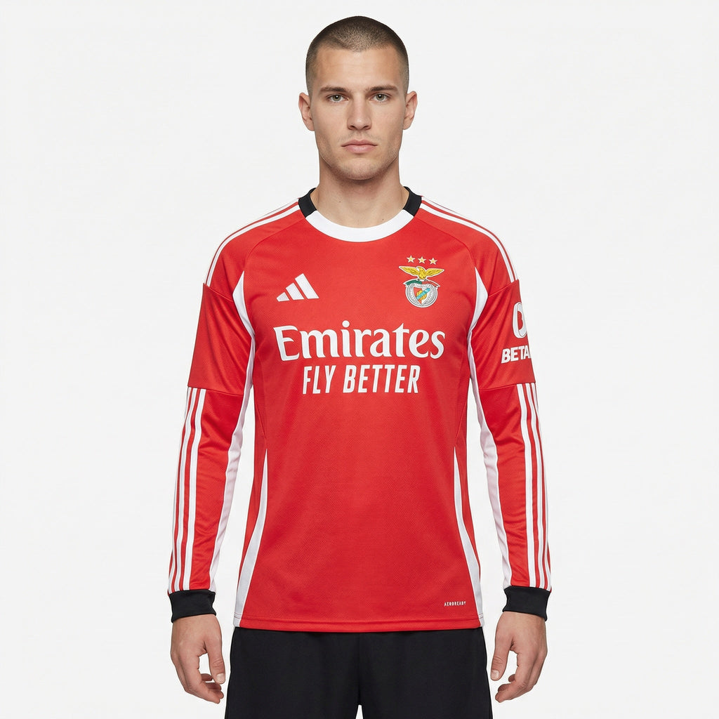 Benfica Home 25/26 Football jersey - Benfica Domicile 25/26 - Manches Longues