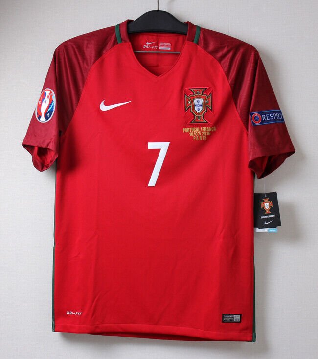 Portugal Retro Football jersey - 2016 - PORTUGAL EURO WINNER | RETRÔ
