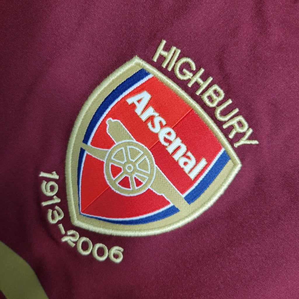 Arsenal Home 05/06 Football jersey - Arsenal Principal 05/06 - Manga Comprida
