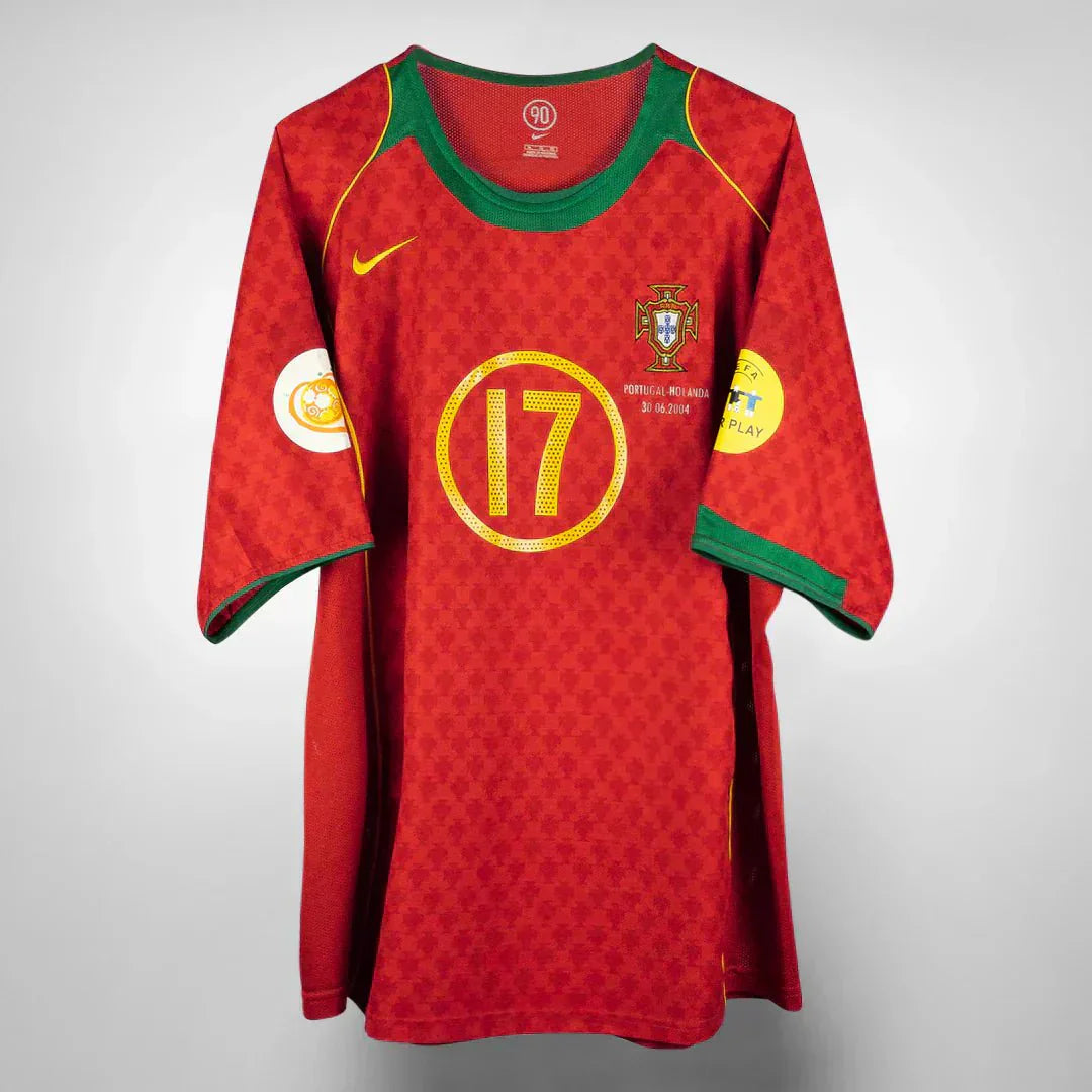 Portugal Home Retro Football jersey - 2004 - PORTUGAL PRINCIPAL | RETRÔ
